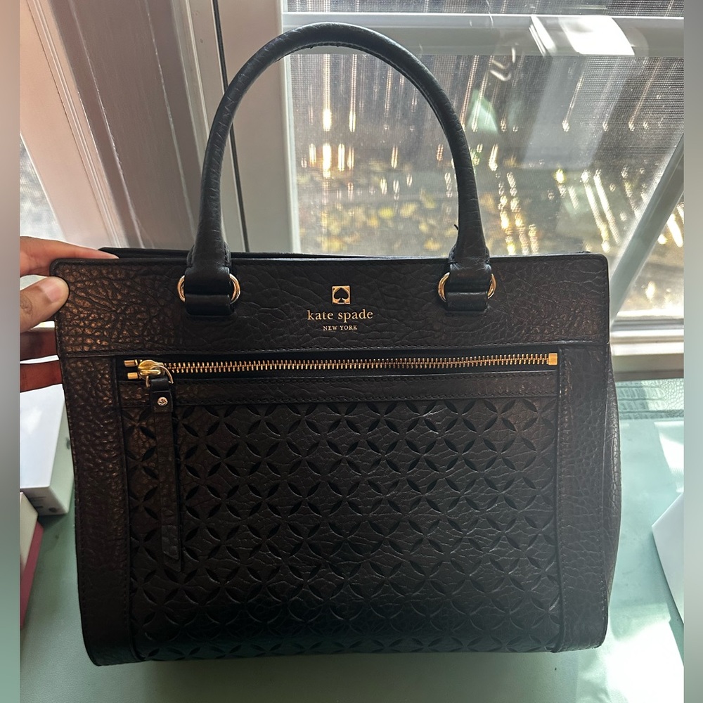 Kate Spade Black Leather Bag Satchel